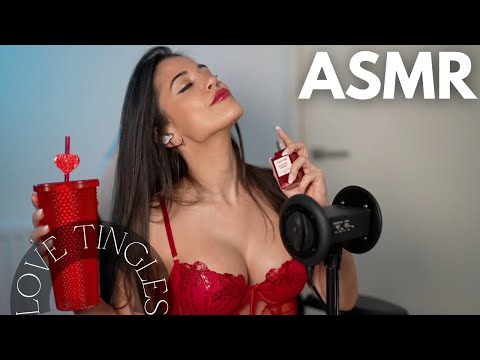 ASMR Excellent triggers for total relaxation | LOVE RED theme