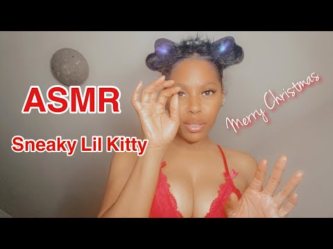 ASMR | POV Sneaky Little Kitty RP🐈‍⬛🎅❤️