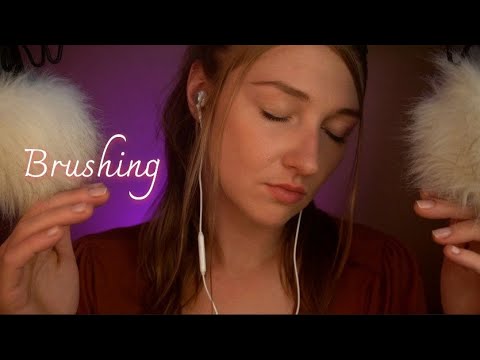 ASMR Soft Microphone Brushing 💤 Massaging | Breathing | "Shhhh"  Ear to Ear Whispers