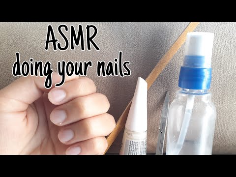 ASMR doing your nails 💅