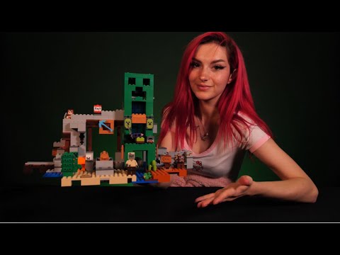 [ASMR] Lego Minecraft Creeper House | Lego Build #3