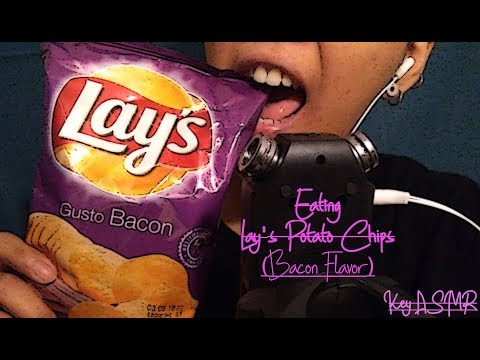 ASMR EATING SOUNDS (Eating Lay's Potato Chips) || ASMR by KeY ||