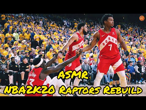 ASMR | NBA2K20 Toronto Raptors Rebuild 🏀 (Gameplay w/Controller Sounds)