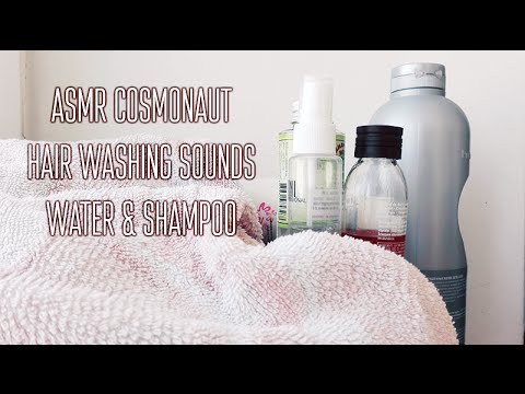 ASMR Hair Washing RP & Water and Shampoo Sounds & Bath Towel Rubbing Sounds (ENG, Whisper)