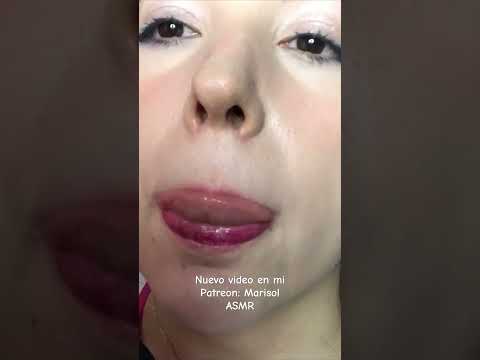 ASMR Lens and Lips Licking + Cream Sounds (Fast to Slow)