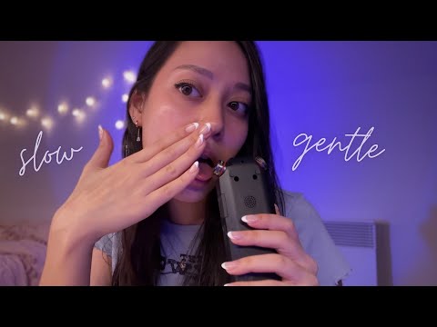 ASMR Spit Painting Your Face but SLOW & GENTLE... 😴💜