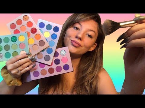 ASMR Makeup Application For A Night Out 🌟🧡 (personal attention)