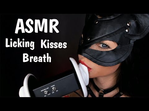 АСМР Ликинг 👅 поцелуи 💋 дыхание, звуки рта 3Дио | ASMR Ear Licking Kisses Breath Mouth sounds 3Dio