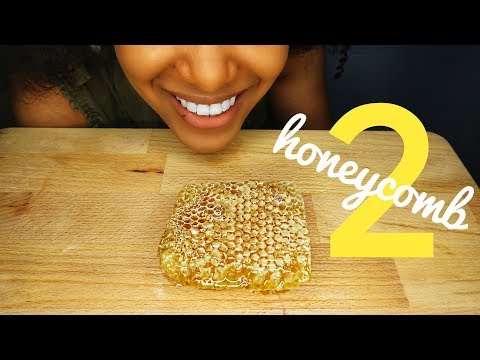 ASMR RAW HONEYCOMB PART 2 | Sticky Eating Sounds | NO TALKING