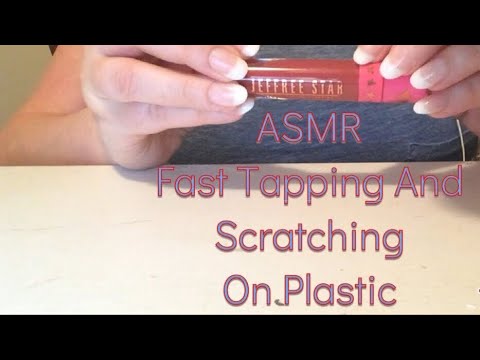 ASMR Fast Tapping And Scratching On Plastic
