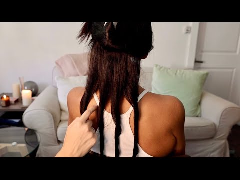 ASMR | Hair Play & Hair Brushing with Heather 💕 (Real Person ASMR, twisting, braiding, whisper)