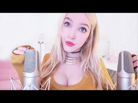 ASMR Inaudible Whispering 🌼INTENSE TINGLES, YOU will fall asleep, Close up Mouth Sounds Ear to Ear