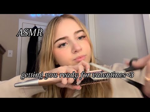 ASMR getting you ready to ask out your valentine!!❤️ (personal attention)