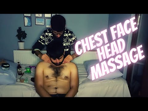ASMR SOFT RELAXING MASSAGE-Asmr,chest,head,face,massage