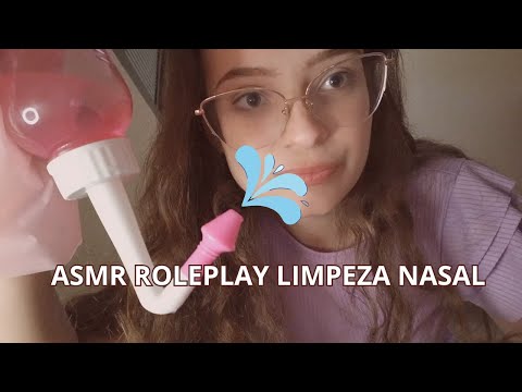 ASMR Roleplay Limpeza Nasal Rápida - Camila ASMR ♥