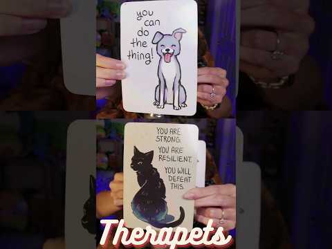 Therapets Card x2 #asmr #relaxing #twitch #asmrsounds #tingles #youtubeshorts #relaxation