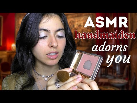ASMR || handmaiden adorns you for a banquet