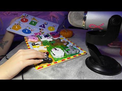 ASMR! Playing With Childrens Puzzles!