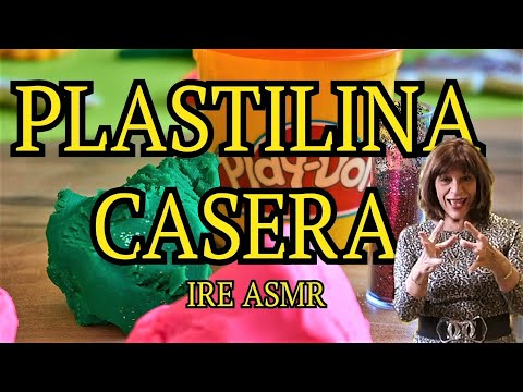 ASMR TUTORIAL CÓMO HACER PLASTILINA CASERA FÁCIL Y NO TÓXICA🤲HOW TO MAKE PLAY DOH EASY