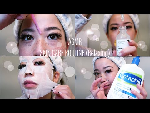 ASMR || Relaxing Skin Care Routine (no talking)