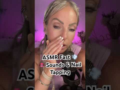 ASMR fast mouth sounds & nail tapping #asmr #asmrtriggers #asmrvideo #asmrtapping