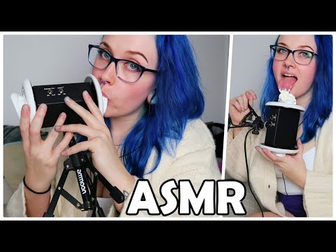 ASMR Licking Whipped Cream Off Your Ears 👅😝