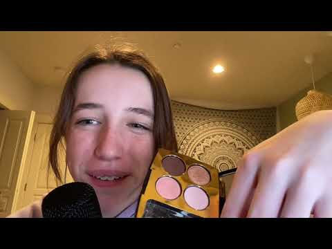 Asmr doing your makeup (close up whisper/ slightly inaudible)