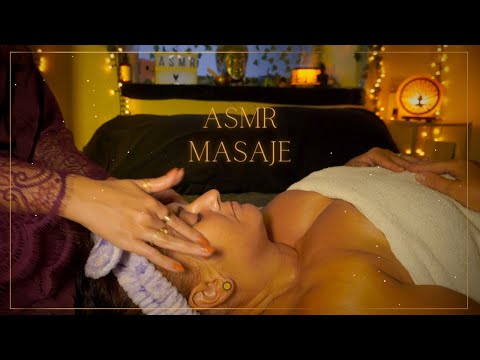 ASMR Masaje Facial en Aceite 💤 Visual de Caricias y Masaje | HD 4K | 💛
