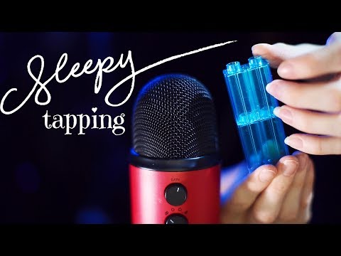 👆 ASMR - TAPPING YOU TO SLEEP 👆 Lego, book, metal lid, plastic containers ❗No talking❗