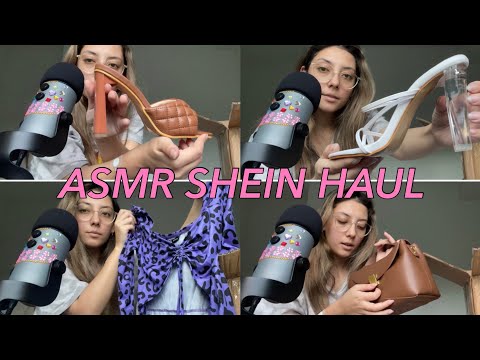 ASMR Shein Haul 💕 tapping, fabric scratching, rambles | Whispered -not sponsored-