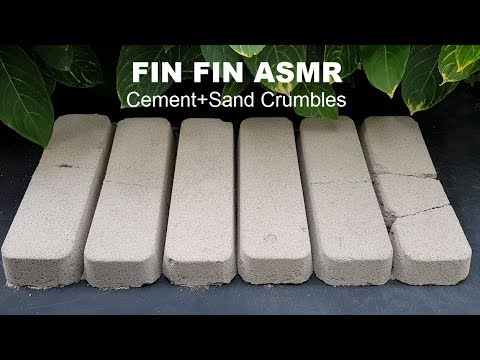 ASMR : Cement+Sand Bars Crumbles #174