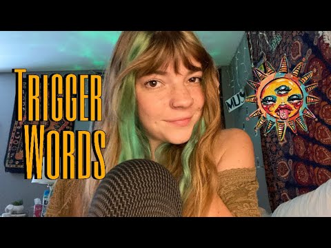 ASMR | Tingly Trigger Words ✨ | Visuals, Hand Sounds + More