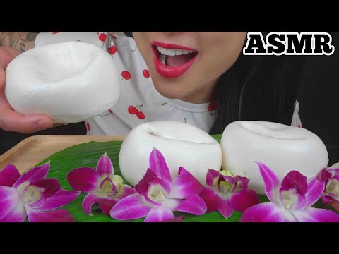 ASMR FRESH YOUNG COCONUT WATER IN THE SHELL (EATING SOUNDS) NO TALKING | SAS-ASMR