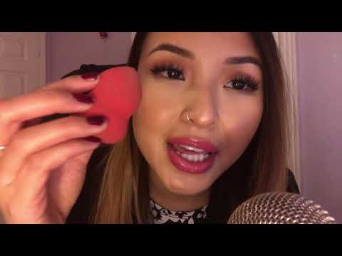 ASMR | doing your makeup for a date night