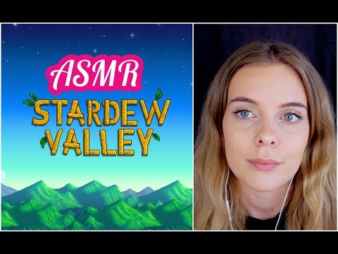 ASMR Playing Stardew Valley - Soft Speaking (Keyboard sounds, clicking, whispering, etc...)