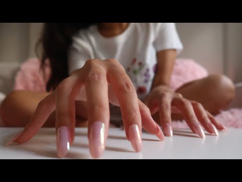 Table Scratching Slow & Fast Changing Pace (Tapping, Scratching, & Scurrying) ✨ ~ ASMR