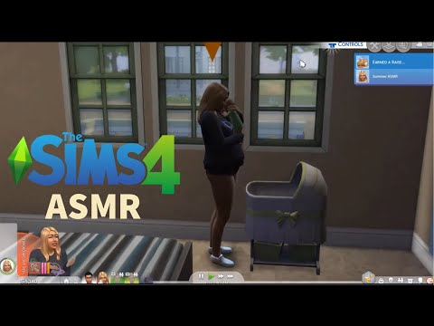 ASMR Sims 4 | Whispering & Mouth Sounds (Sims 100 Baby Challenge)