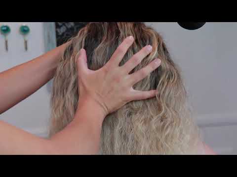 ASMR|HAIR BRUSHING|SCALP MASSAGE|BRAIDING HAIR
