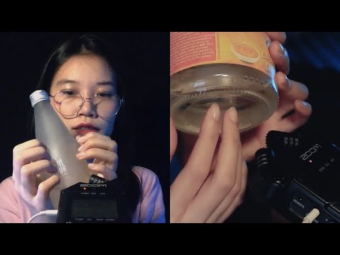 ASMR Tapping on Glass Bottles *No Talking*