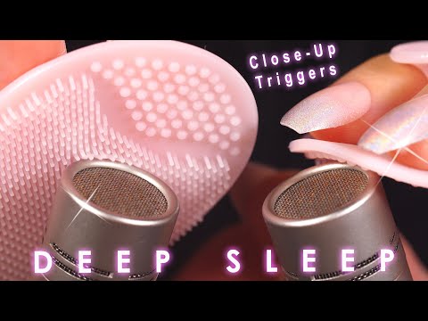 [ASMR] Best Deep Sleep & Relaxation Triggers 😴 Close Up Tingles - 4k (No Talking)