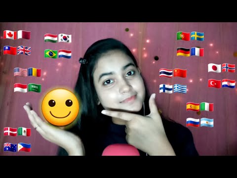 ASMR "Always Keep Smile" in 35+ Different Languages