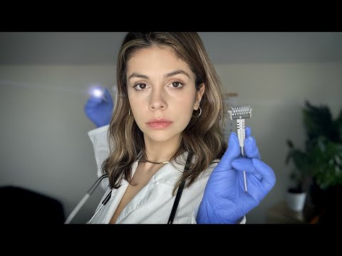 ASMR Doctor Exam But You Can Close Your Eyes Cranial Nerve Exam, Face Mapping, Eye Exam
