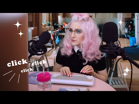 Chatty Reporter Interviews You (ASMR RP soft spoken + keyboard tapping, gum chewing)