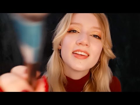 [ASMR] Face tracing and brushing to help you sleep 😴