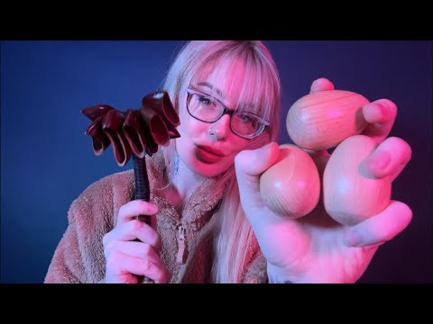 ASMR Weaving and Fluffing Your Aura 🪶