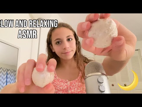 ASMR| slow and relaxing asmr triggers 🌙💗✨