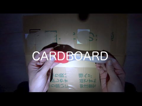 [音フェチ]ダンボールをブラシで触ってみた[ASMR]Binaural Brushing Cardboard Sounds [JAPAN]