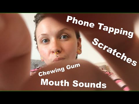 ASMR Aggressive Phone Tapping | Random Mouth Sounds | Tapping | Scratches & Gum