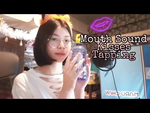 ASMR💋👅 MOUTH SOUNDS | KISSES | TAPPING ~