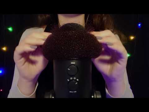 ASMR - Hair Donut On Microphone [No Talking]